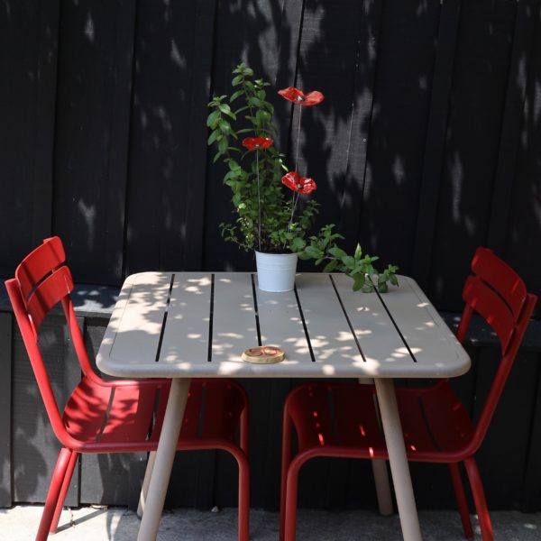 Coquelicot Rouge Cœur métallisé – Image 4