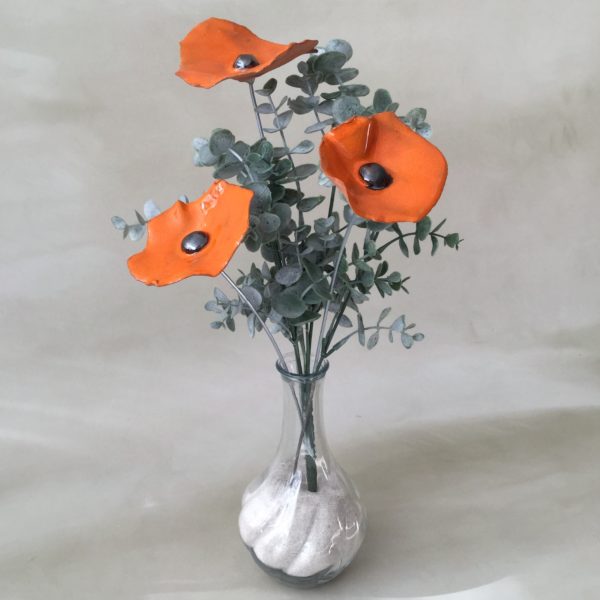 Coquelicot Orange cœur Rouge – Image 3