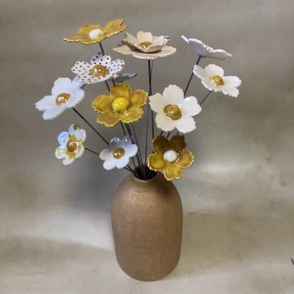 Fleur Sauvage Doré cœur Jaune – Image 5