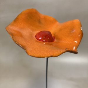 coquelicot en céramique