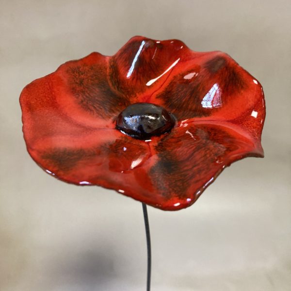 coquelicot en céramique