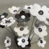 Fleur Blanche cœur Métal – Image 2