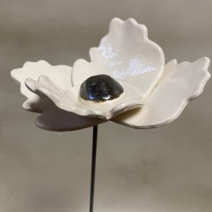Collection Noir et Blanc | Fleurs en céramique