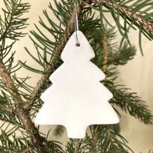 Suspension Blanc irisé Sapin