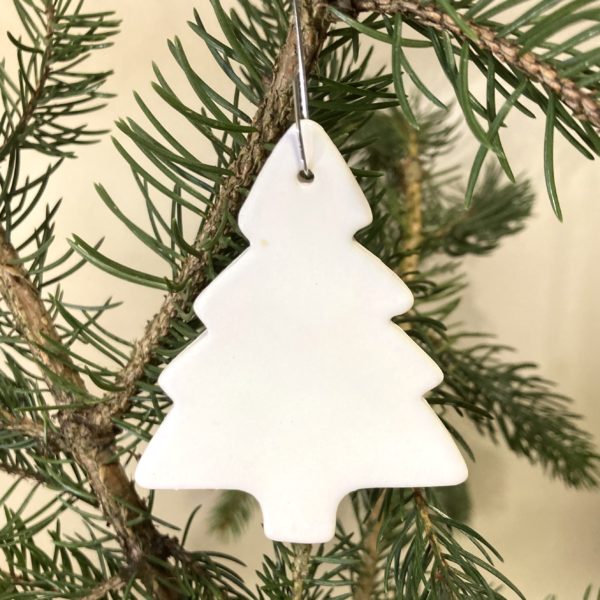 Suspension Blanc irisé Sapin