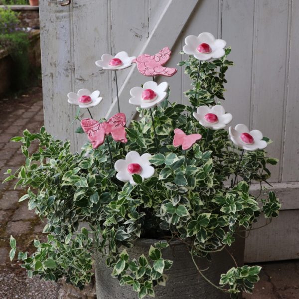 Papillon Impression Dentelle Rose – Image 3