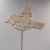 Oiseau Impression Dentelle Blanc