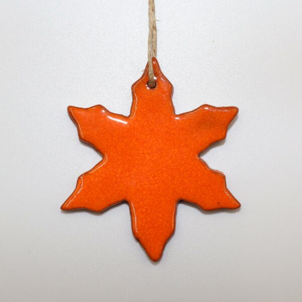 Suspension Orange Flocon – Image 2