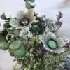 Fleur Sauvage Gris craquelé cœur Métal – Image 4