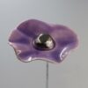 Coquelicot Violet clair cœur Métal