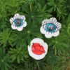 Fleur Œil Bleu Turquoise – Image 4