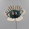 Fleur Œil Bleu Turquoise