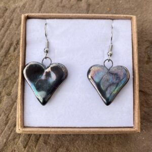 Boucles d'Oreilles cœur Métallisé
