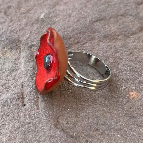 Bague Coquelicot – Image 4
