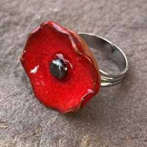 Bague Coquelicot